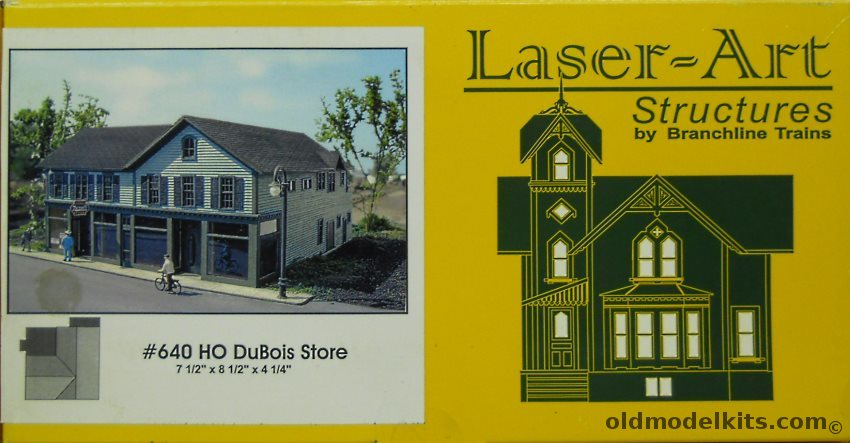 Branchline Trains 1/87 Dubois Store Laser Art Structure - HO Scale, 640 plastic model kit